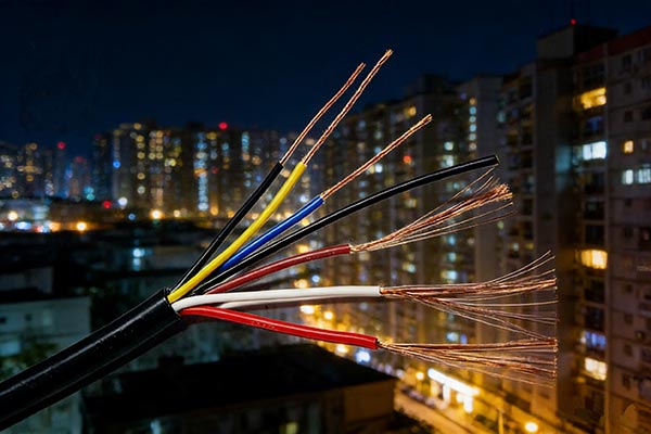 สายไฟอาคารที่อยู่อาศัย