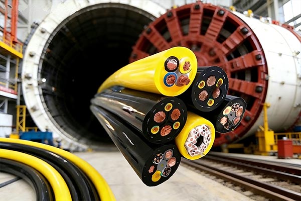 สายเคเบิลหุ้มด้วยยาง