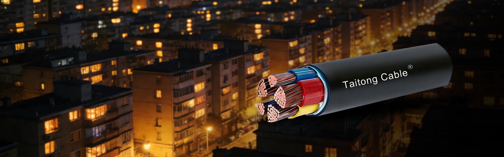 สายเคเบิลหุ้มฉนวนเหนือศีรษะ